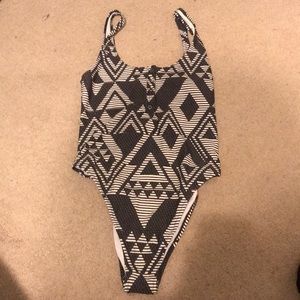 Aerie geometric pattern one piece
